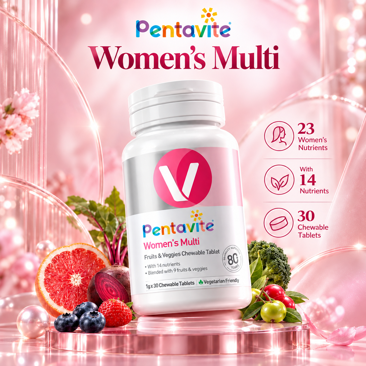 Pentavite Multivitamin Wanita